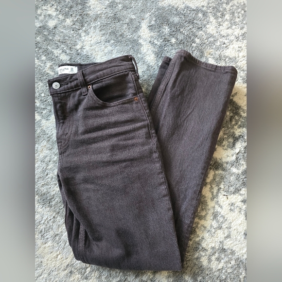 Abercrombie & Fitch Denim - Abercrombie 90’s straight jeans In Brown